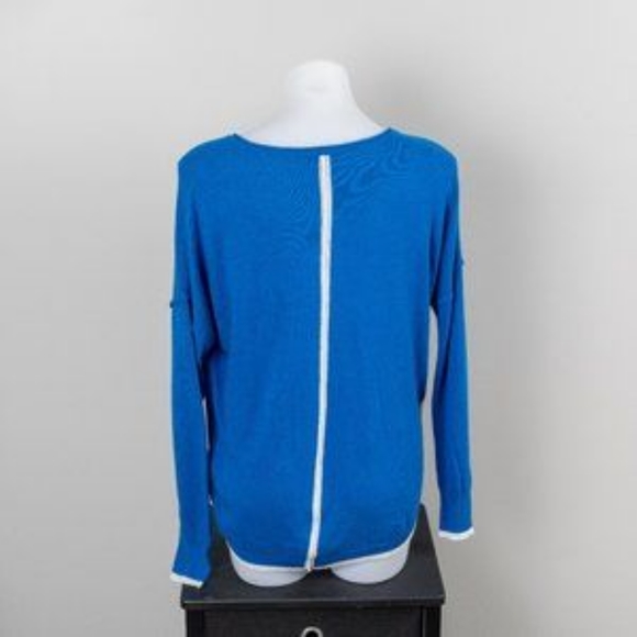 NWT Blue and white Buffalo sweater, size small - Picture 2 of 4